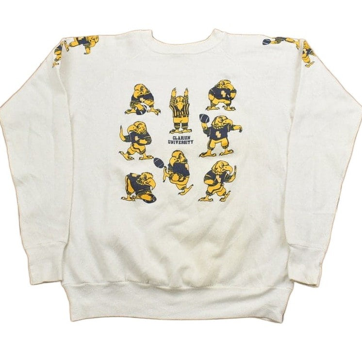 Vintage 1980s Clarion University Collegiate Crewneck Men's M from propervintagecanada