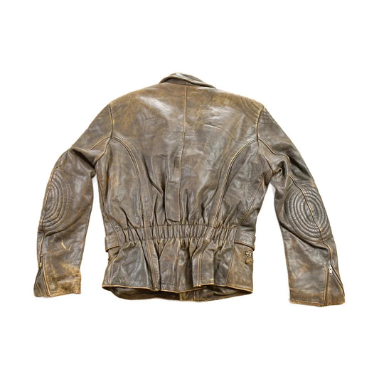 Vintage 1980s Classic Gear Leather Jacket Men's Large from propervintagecanada