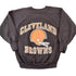Vintage 1980s Cleveland Browns NFL Crewneck Sweatshirt Men&