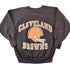 Vintage 1980s Cleveland Browns NFL Crewneck Sweatshirt Men&