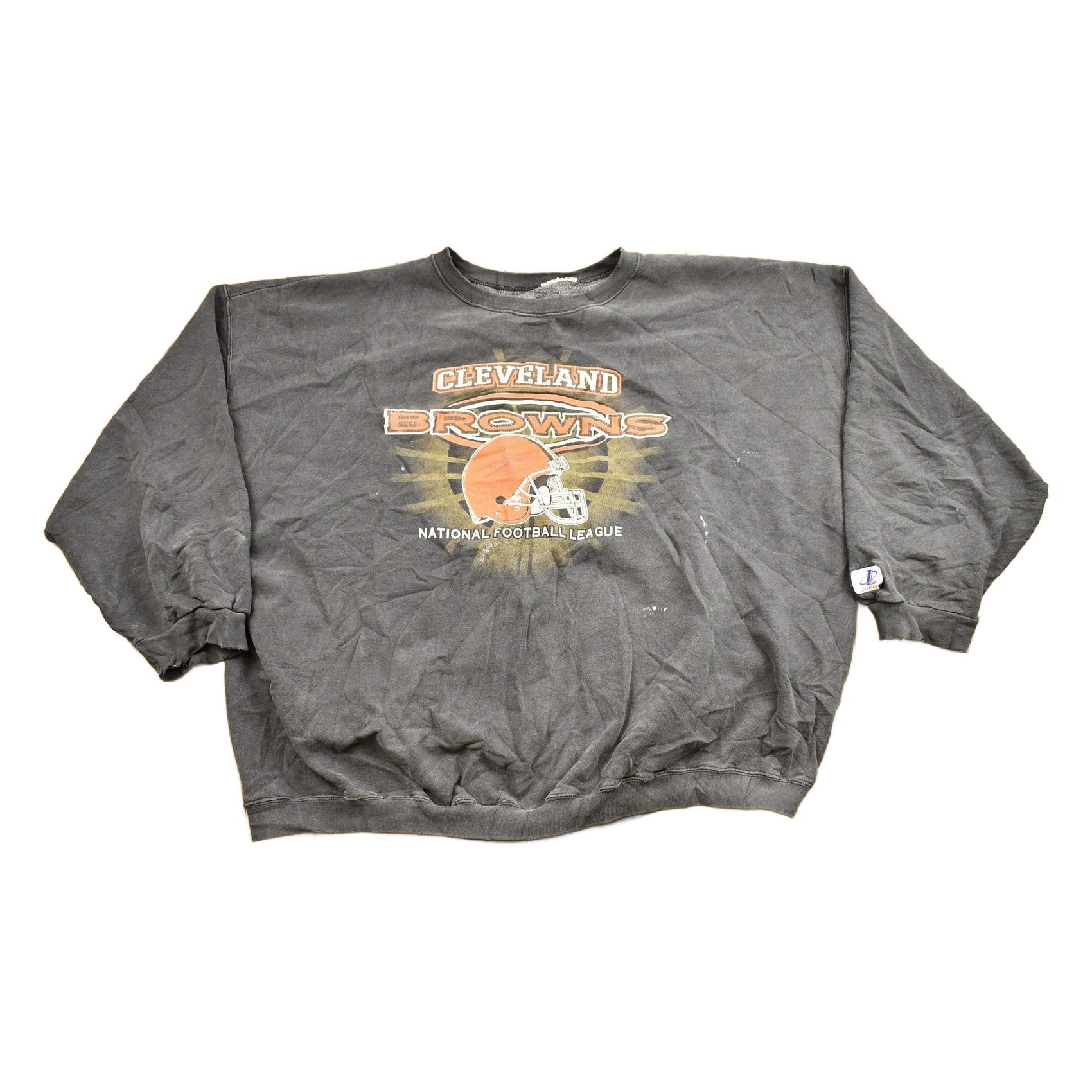 Vintage 1980s Cleveland Browns NFL Logo Athletic Crewneck Sweatshirt Men's 3XL from propervintagecanada