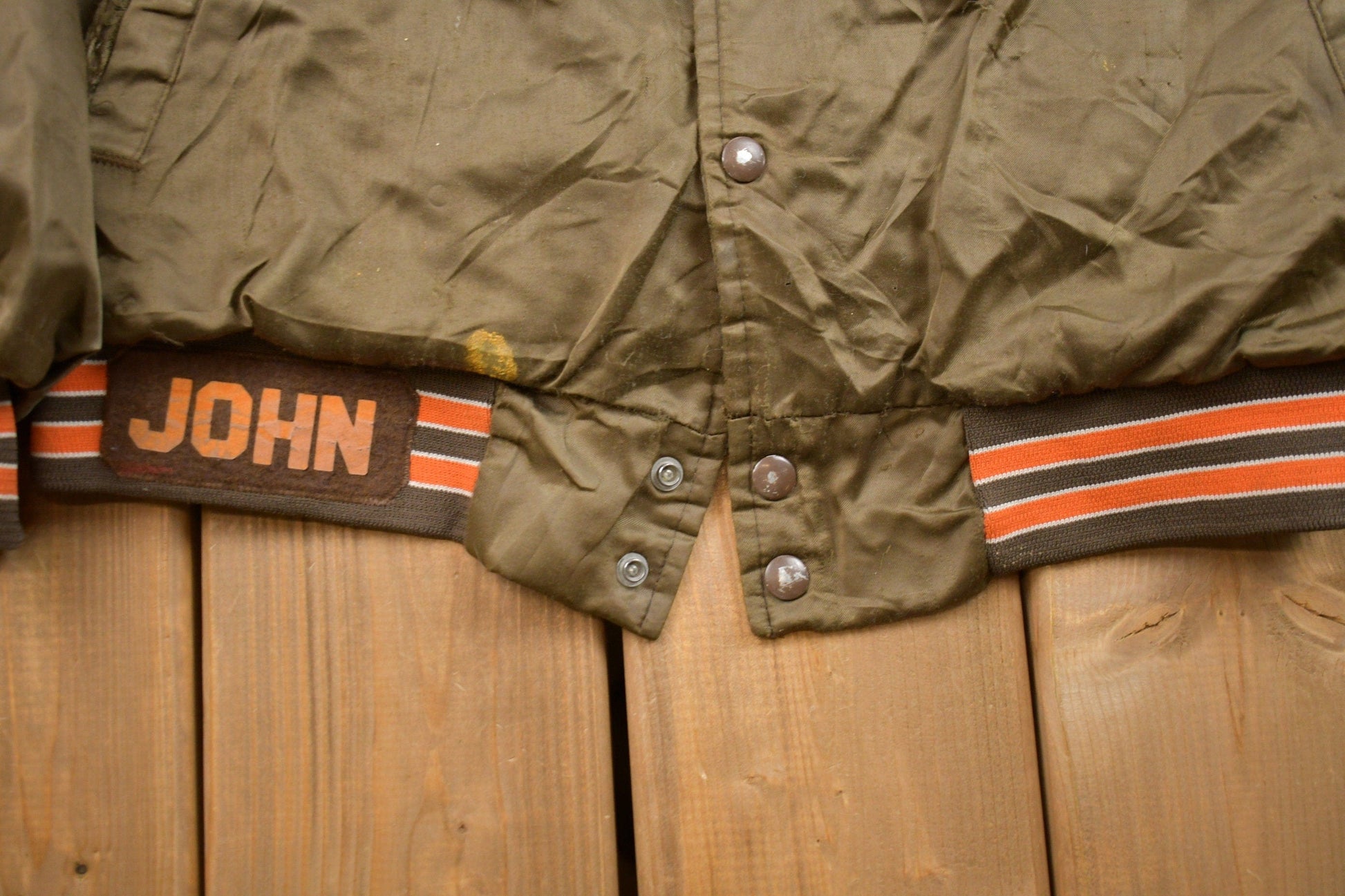 Vintage 1980s Cleveland Browns NFL Satin Bomber Jacket Men's XL from propervintagecanada