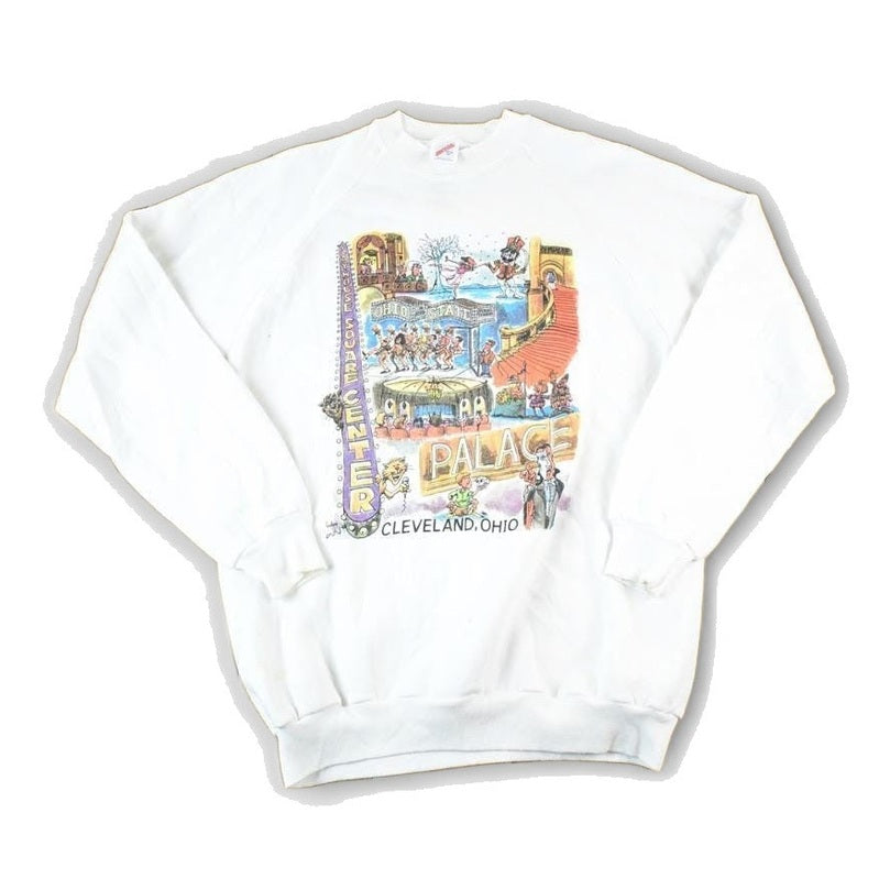 Vintage 1980s Cleveland Ohio City Highlights Crewneck Sweatshirt Mens M from propervintagecanada