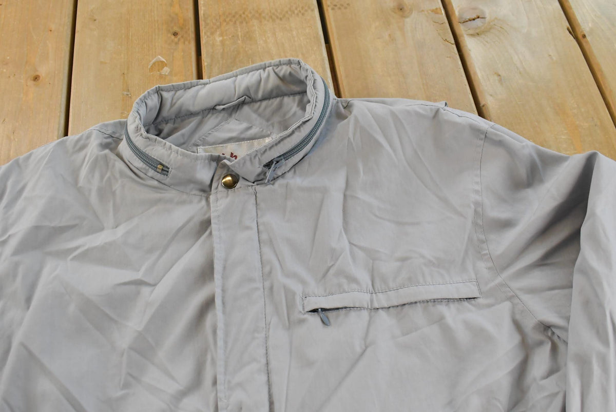 Vintage 1980s Club International Full Zip Windbreaker Jacket Men's XL / Made in Korea / Streetwear / Golf / Harrington / 80s Outerwear from propervintagecanada