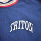 Vintage 1980s College Lane Triton Crewneck Sweatshirt Made In USA Men's Large from propervintagecanada