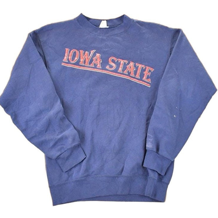 Vintage 1980s Collegiate Pacific Iowa State Big Tex University Crewneck Sweater Men's L from propervintagecanada