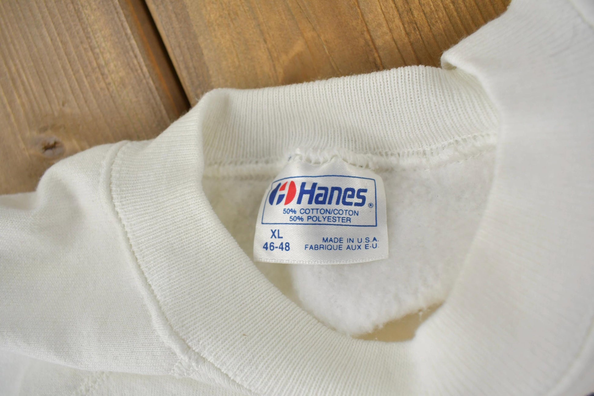 Vintage 1980s Collegiate Raglan Crewneck Sweatshirt Men's Large from propervintagecanada