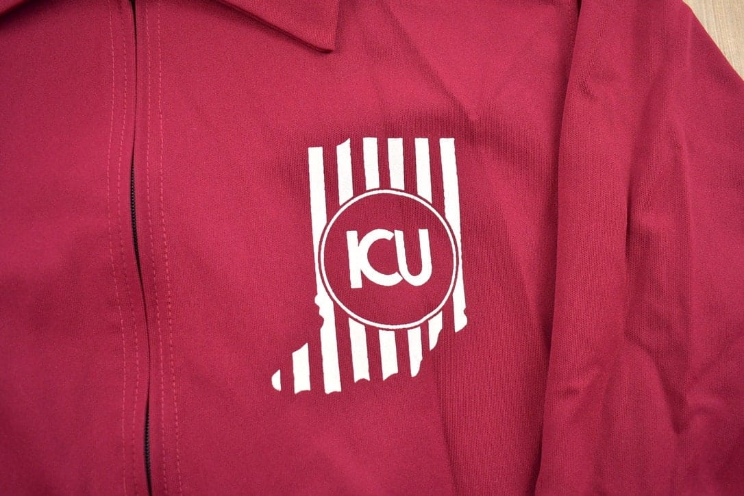 Vintage 1980s Collegiate Track Jacket Men's Small from propervintagecanada