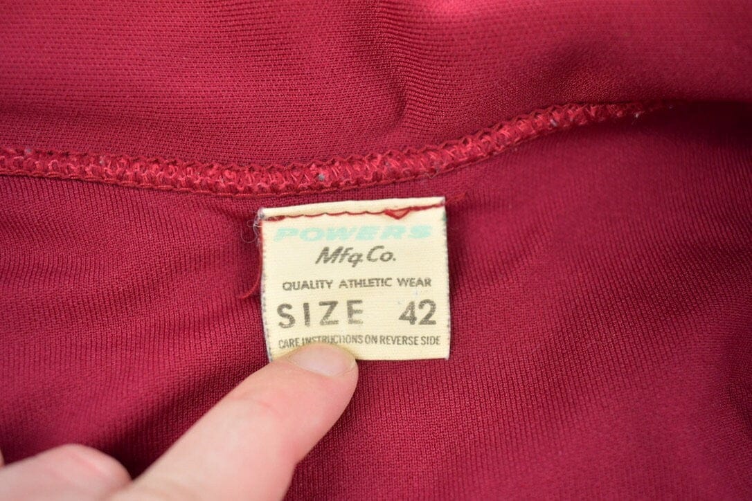 Vintage 1980s Collegiate Track Jacket Men's Small from propervintagecanada