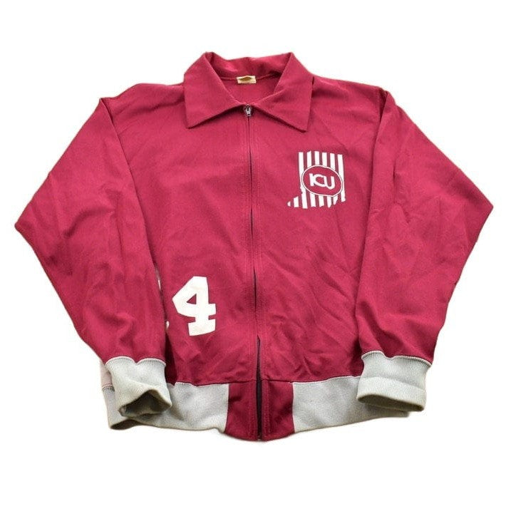 Vintage 1980s Collegiate Track Jacket Men's Small from propervintagecanada