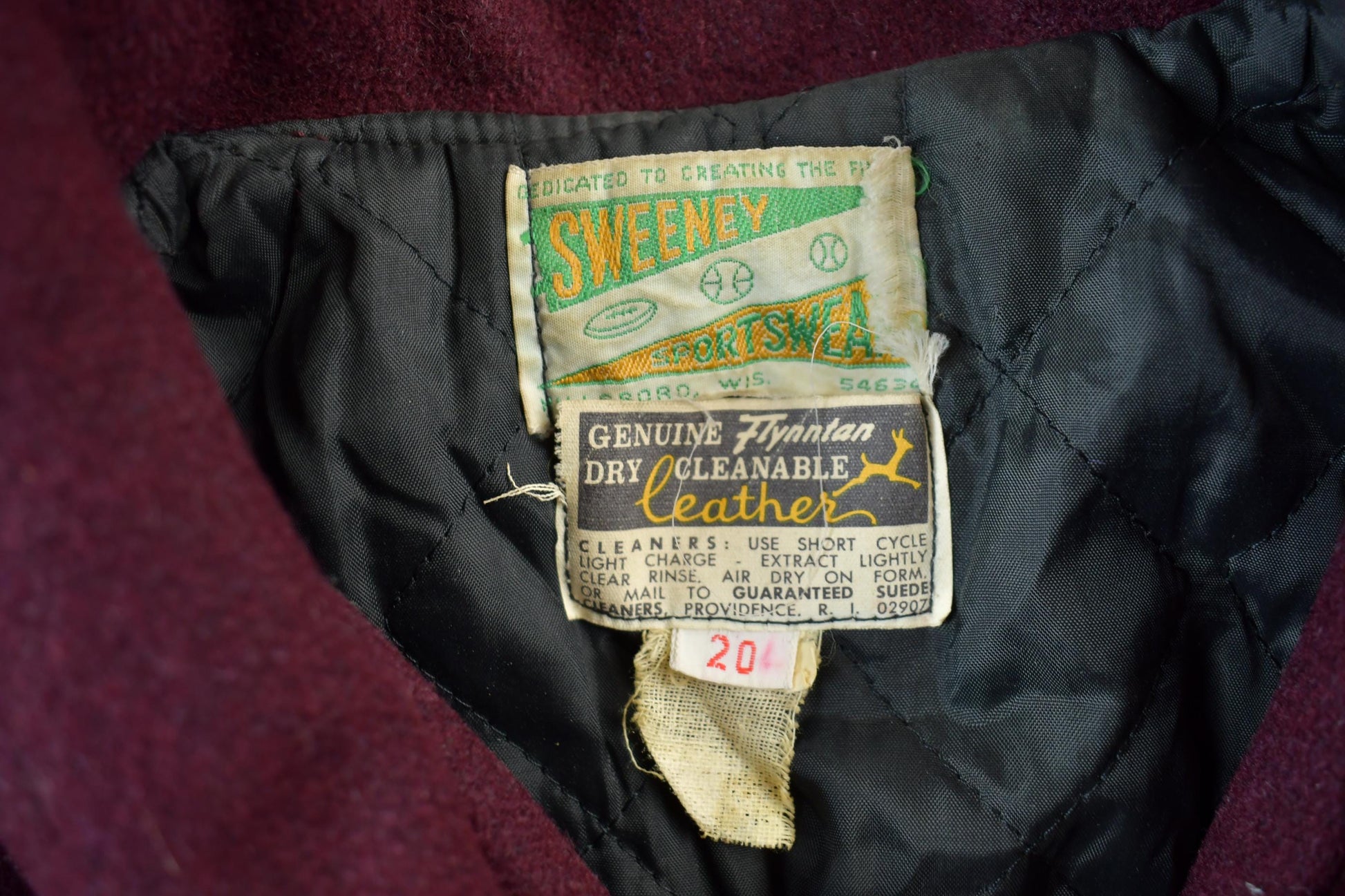 Vintage 1980s Collegiate Wool Varsity Jacket Men's S from propervintagecanada