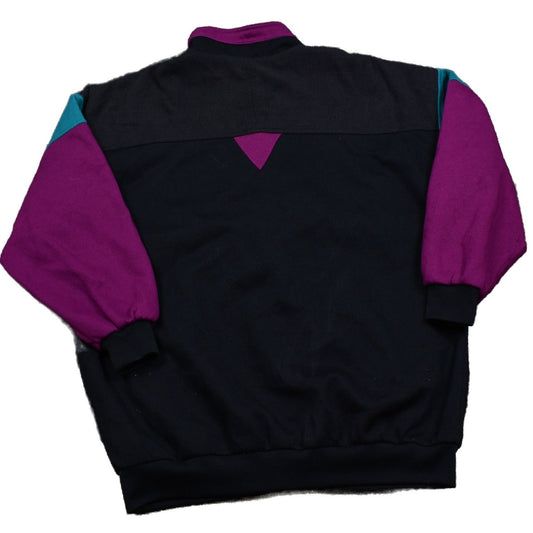 Vintage 1980s Color Block Windbreaker Men's XL from propervintagecanada