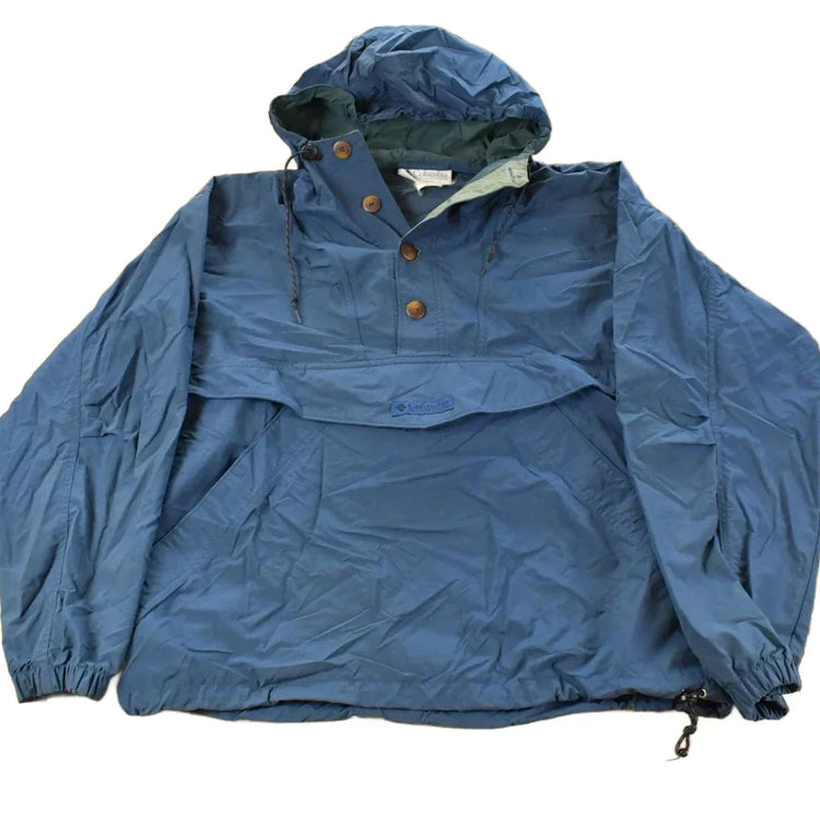 Vintage 1980s Columbia Sportswear Anorak Windbreaker Jacket Men's Medium from propervintagecanada