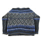 Vintage 1980s Concrete Abstract Knit Cardigan Sweater Men's L from propervintagecanada