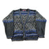 Vintage 1980s Concrete Abstract Knit Cardigan Sweater Men&