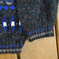 Vintage 1980s Concrete Abstract Knit Cardigan Sweater Men's L from propervintagecanada