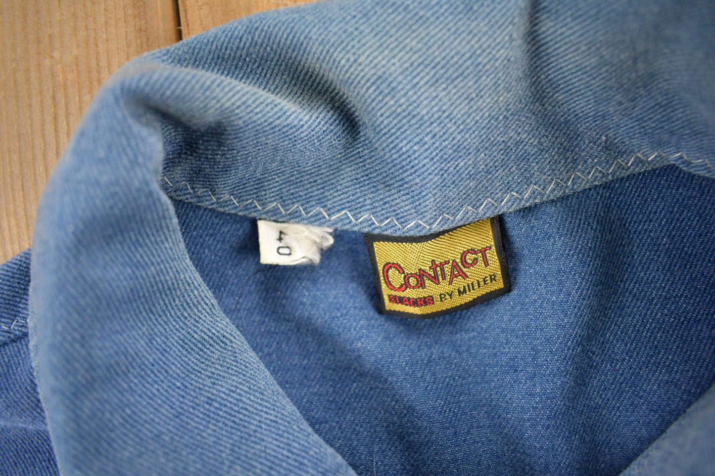 Vintage 1980s Contact Slacks By Miller Western Style Button Up Shirt Men's Medium from propervintagecanada
