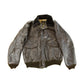 Vintage 1980s Cooper Shearling Fur Lined Leather Bomber Flight Jacket Men's XL from propervintagecanada