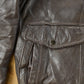 Vintage 1980s Cooper Shearling Fur Lined Leather Bomber Flight Jacket Men's XL from propervintagecanada