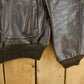 Vintage 1980s Cooper Shearling Fur Lined Leather Bomber Flight Jacket Men's XL from propervintagecanada