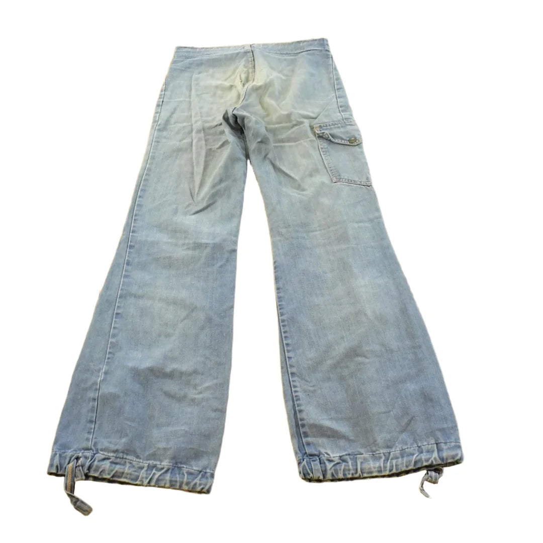 Vintage 1980s Cotler Flare Denim Blue Jeans Men's 28 x 32 from propervintagecanada