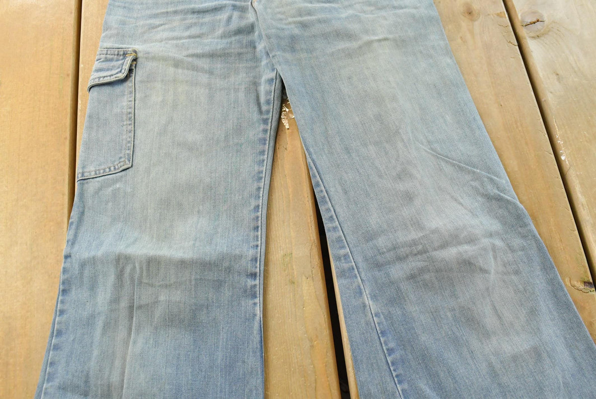 Vintage 1980s Cotler Flare Denim Blue Jeans Men's 28 x 32 from propervintagecanada