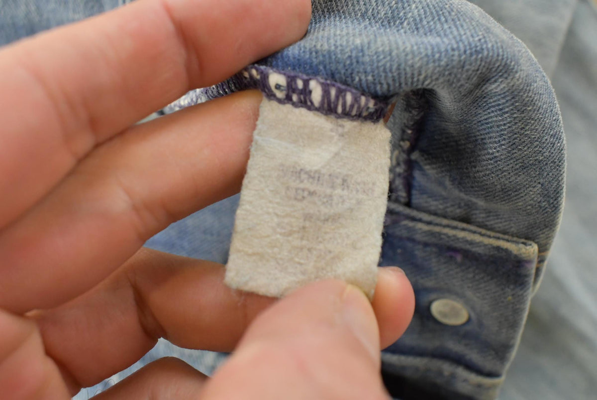 Vintage 1980s Cotler Flare Denim Blue Jeans Men's 28 x 32 from propervintagecanada