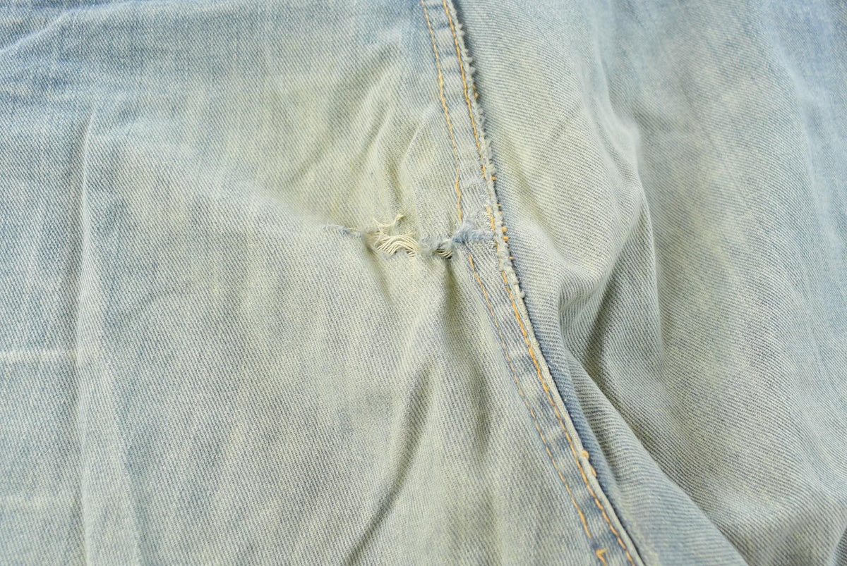 Vintage 1980s Cotler Flare Denim Blue Jeans Men's 28 x 32 from propervintagecanada