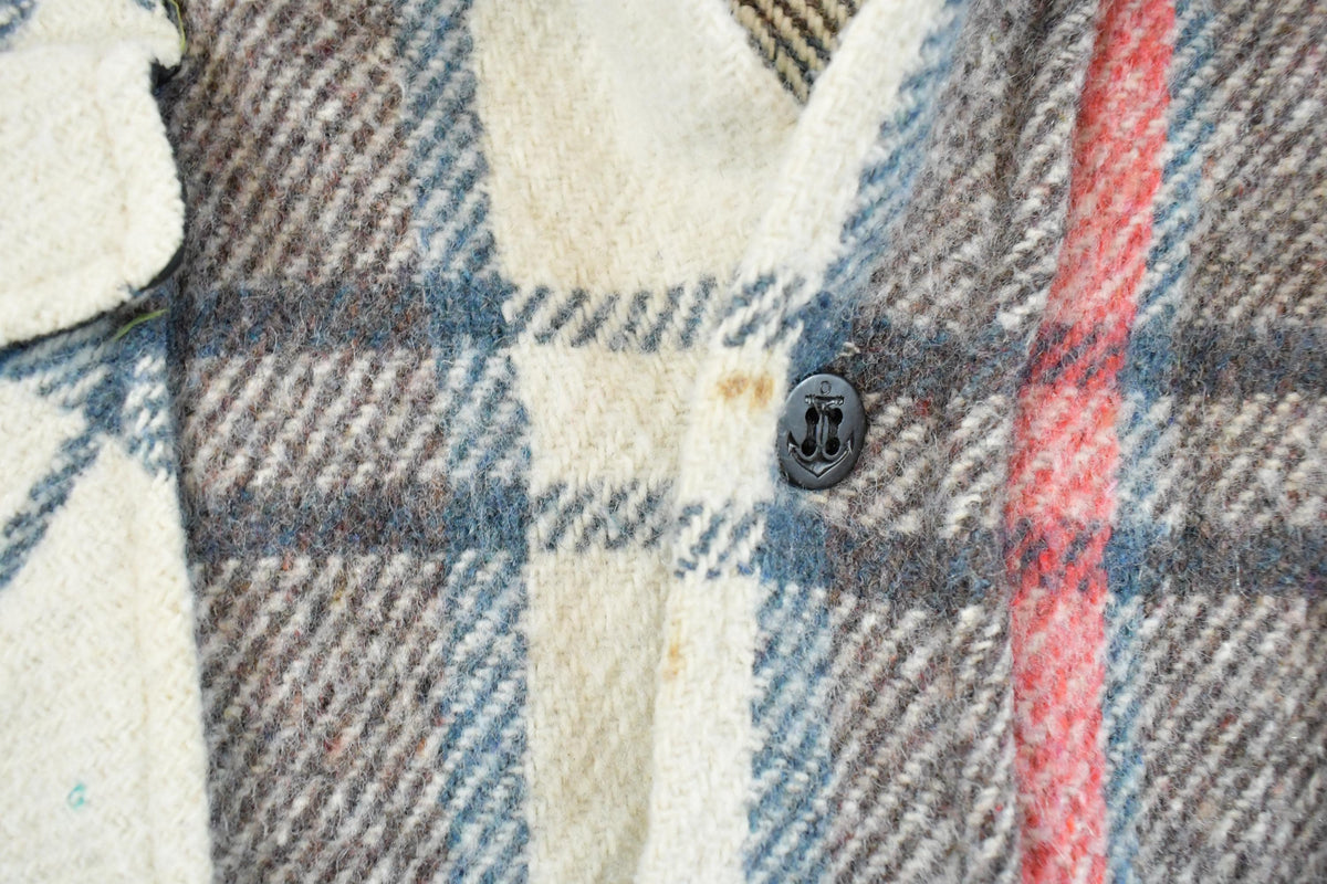 Vintage 1980s CPO Holiday Flannel Shirt Jacket Men's Large from propervintagecanada