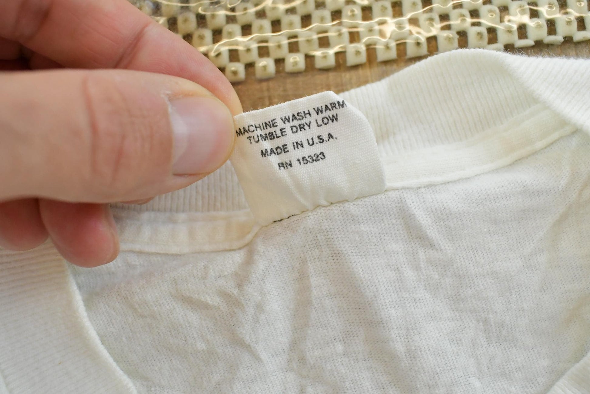 Vintage 1980s Crabby Bill's Polo Club Promotional Souvenir Pocket T-Shirt Men's M from propervintagecanada