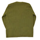 Vintage 1980s Crimplene Olive Cardigan Sweater Mens L from propervintagecanada