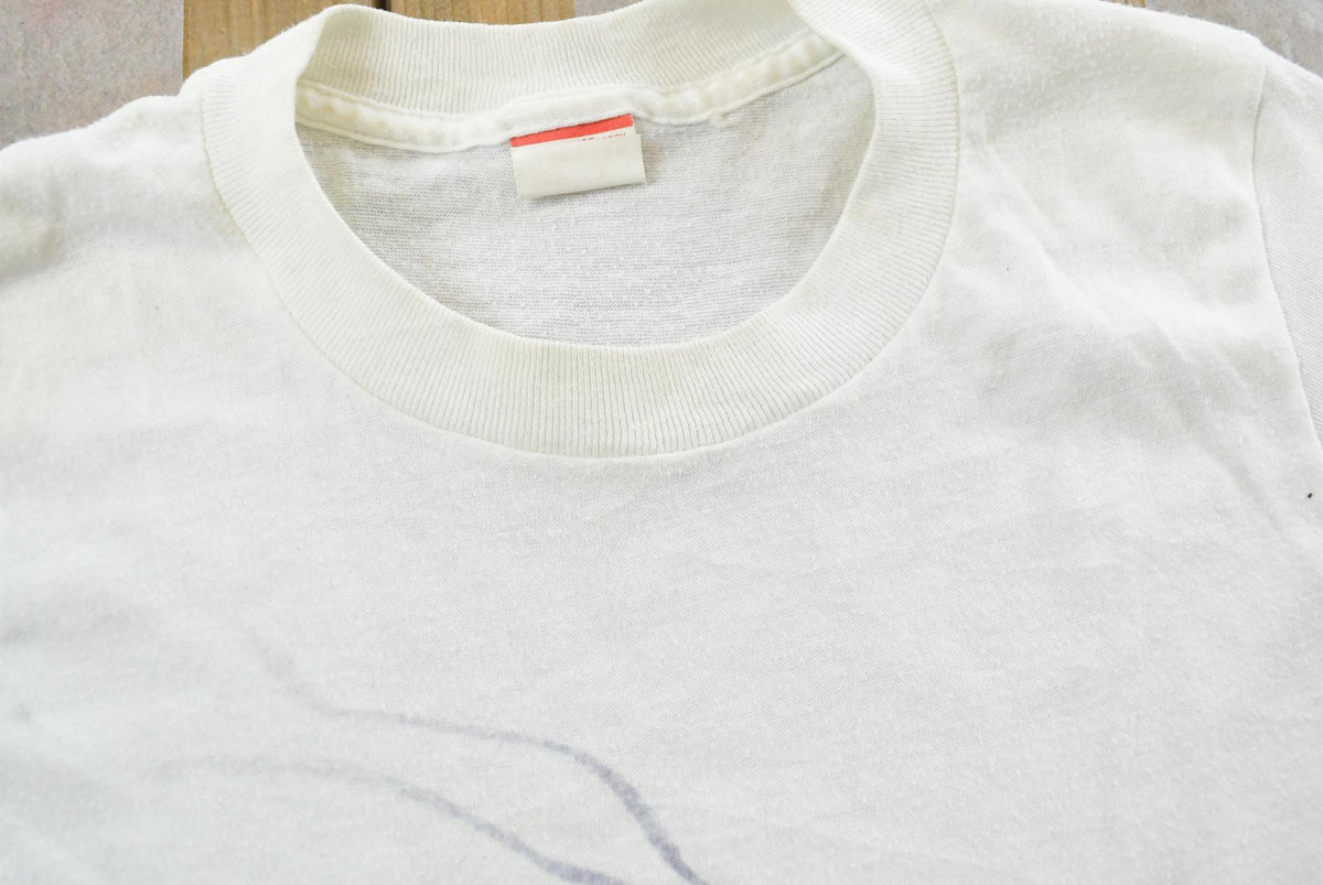 Vintage 1980s Custom Drawing Youth Size 8 T-Shirt from propervintagecanada