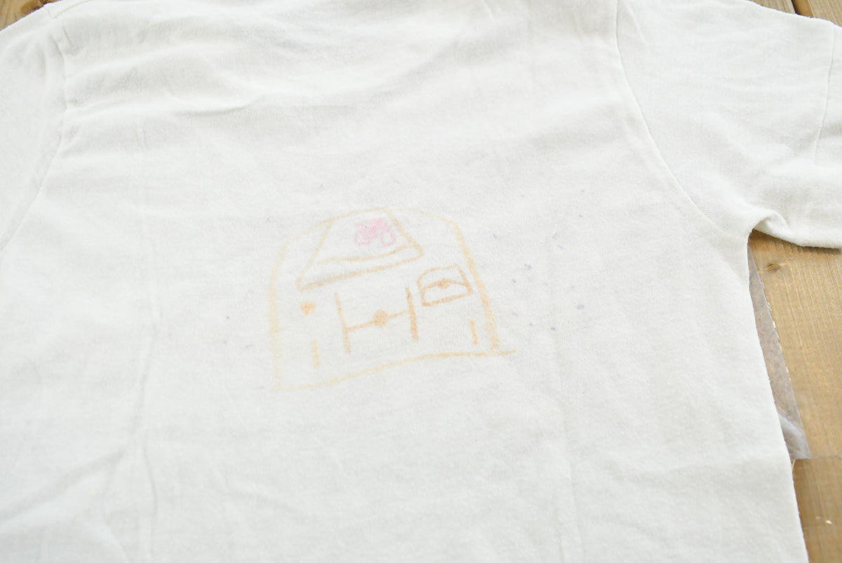 Vintage 1980s Custom Drawing Youth Size 8 T-Shirt from propervintagecanada