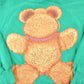 Vintage 1980s Cute Teddy Bear FAB Patch Crewneck Sweater Women's M from propervintagecanada