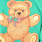 Vintage 1980s Cute Teddy Bear FAB Patch Crewneck Sweater Women's M from propervintagecanada
