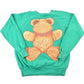 Vintage 1980s Cute Teddy Bear FAB Patch Crewneck Sweater Women's M from propervintagecanada