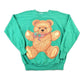 Vintage 1980s Cute Teddy Bear FAB Patch Crewneck Sweater Women's M from propervintagecanada