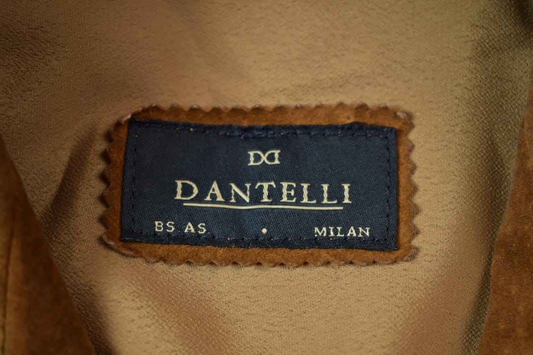 Vintage 1980s Dantelli Clasp Closure Suede Leather Coat Women's Small from propervintagecanada