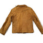 Vintage 1980s Dantelli Clasp Closure Suede Leather Coat Women's Small from propervintagecanada