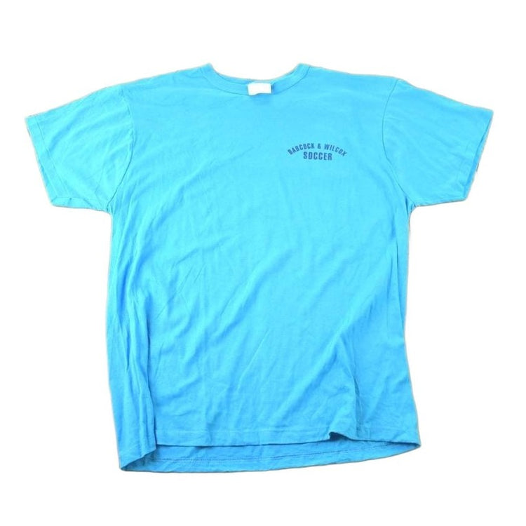 Vintage 1980s Deadstock Penmans Babcock and Wilcox Soccer Souvenir Single Stitch Graphic Print T-Shirt Made In USA Men's XL from propervintagecanada