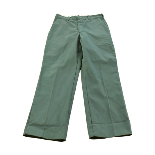 Vintage 1980s Deadstock Sigal Workwear Flannel Lined Pleated Chino Pants Men's 30 x 29 from propervintagecanada