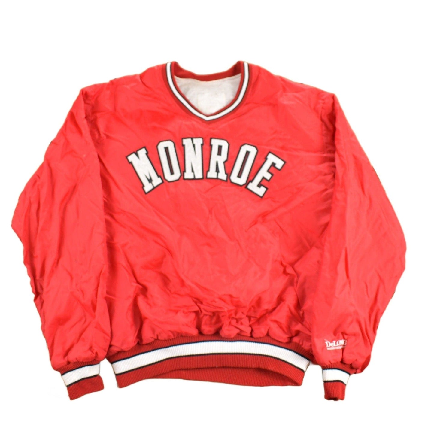 Vintage 1980s DeLong Monroe Pullover Windbreaker Jacket Men's XL from propervintagecanada