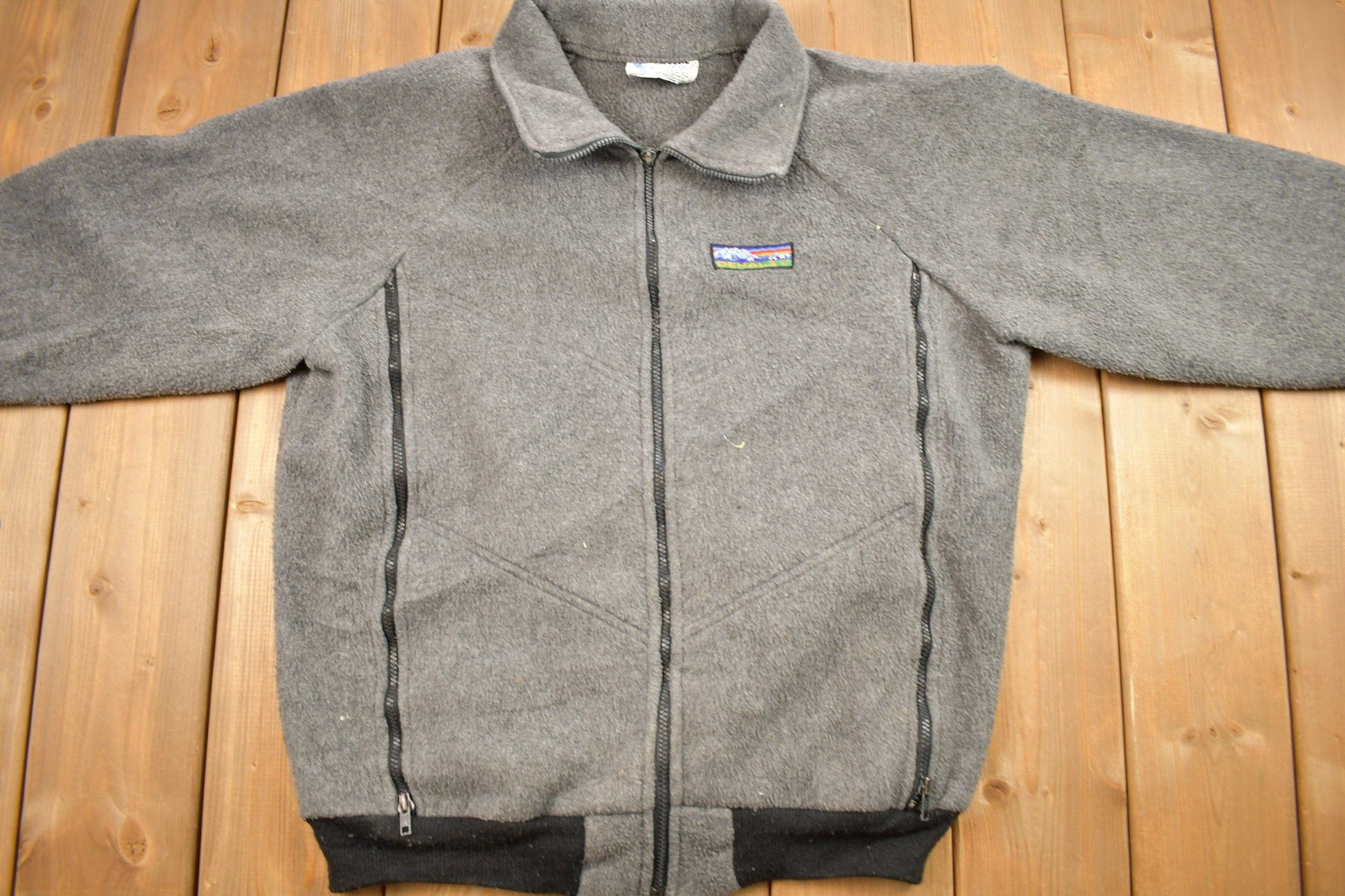 Vintage 1980s Denali Zip Up Polar Fleece Sweater Men's Large from propervintagecanada