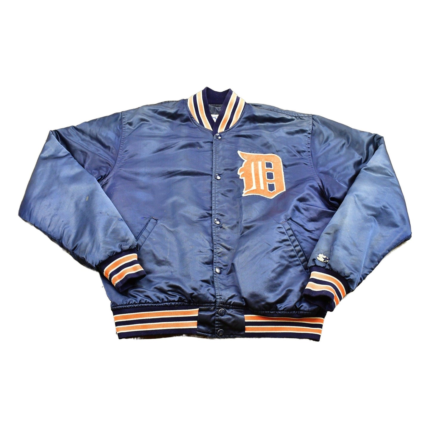 Vintage 1980s Detroit Tigers MLB Satin Starter Jacket Men's Large from propervintagecanada