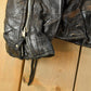 Vintage 1980s Diamond Plate Buffalo Leather Biker Motorcycle Jacket Men's 2XL from propervintagecanada