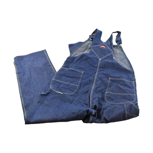 Vintage 1980s Dickies Denim Jean Overalls Men's 40 x 32 from propervintagecanada