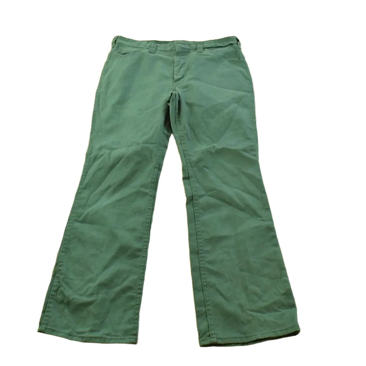 Vintage 1980s Dickies Green Workwear Chino Pants Men's 33 x 29.5 from propervintagecanada