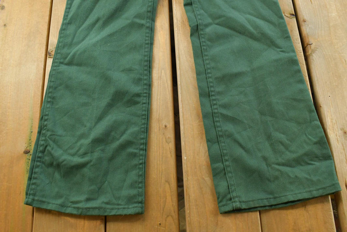 Vintage 1980s Dickies Green Workwear Chino Pants Men's 33 x 29.5 from propervintagecanada