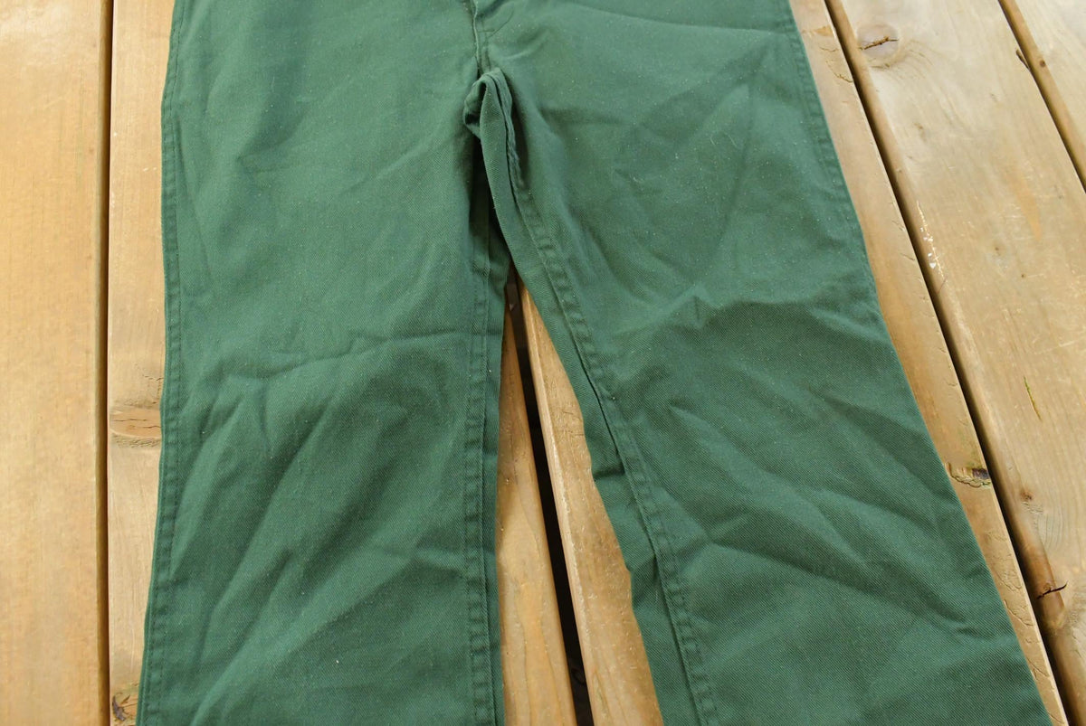Vintage 1980s Dickies Green Workwear Chino Pants Men's 33 x 29.5 from propervintagecanada