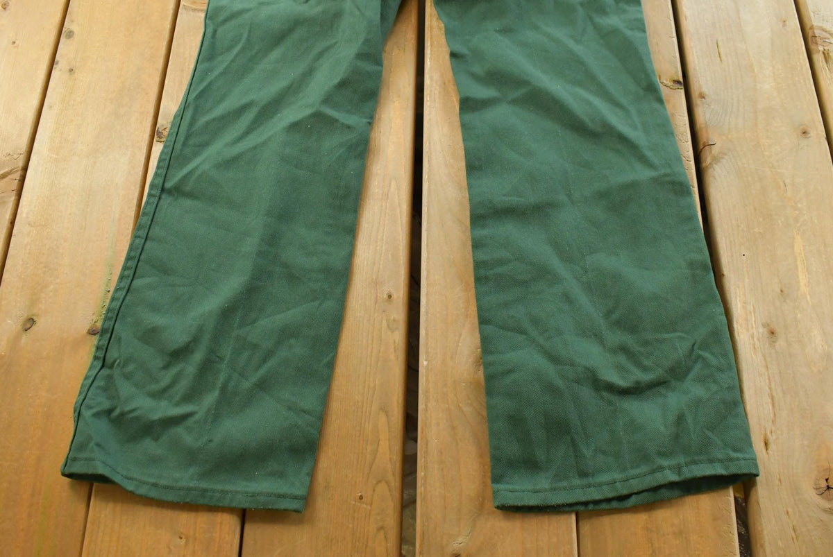 Vintage 1980s Dickies Green Workwear Chino Pants Men's 33 x 29.5 from propervintagecanada